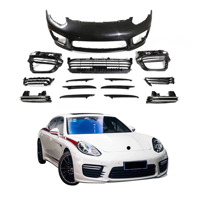 

Car Modification 970 Front Bumper Daytime Running Lights for PAG 2014-2016 Panamera Upgrade Turbo Front Bumper Body Kit
