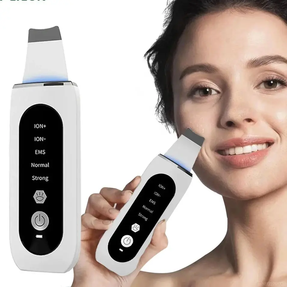 Ultrasonic Skin Scrubber Ultrasonic Deep Face Cleaning Peeling Blackhead Remover Facial Shovel Cleanser Lifting Skin Care