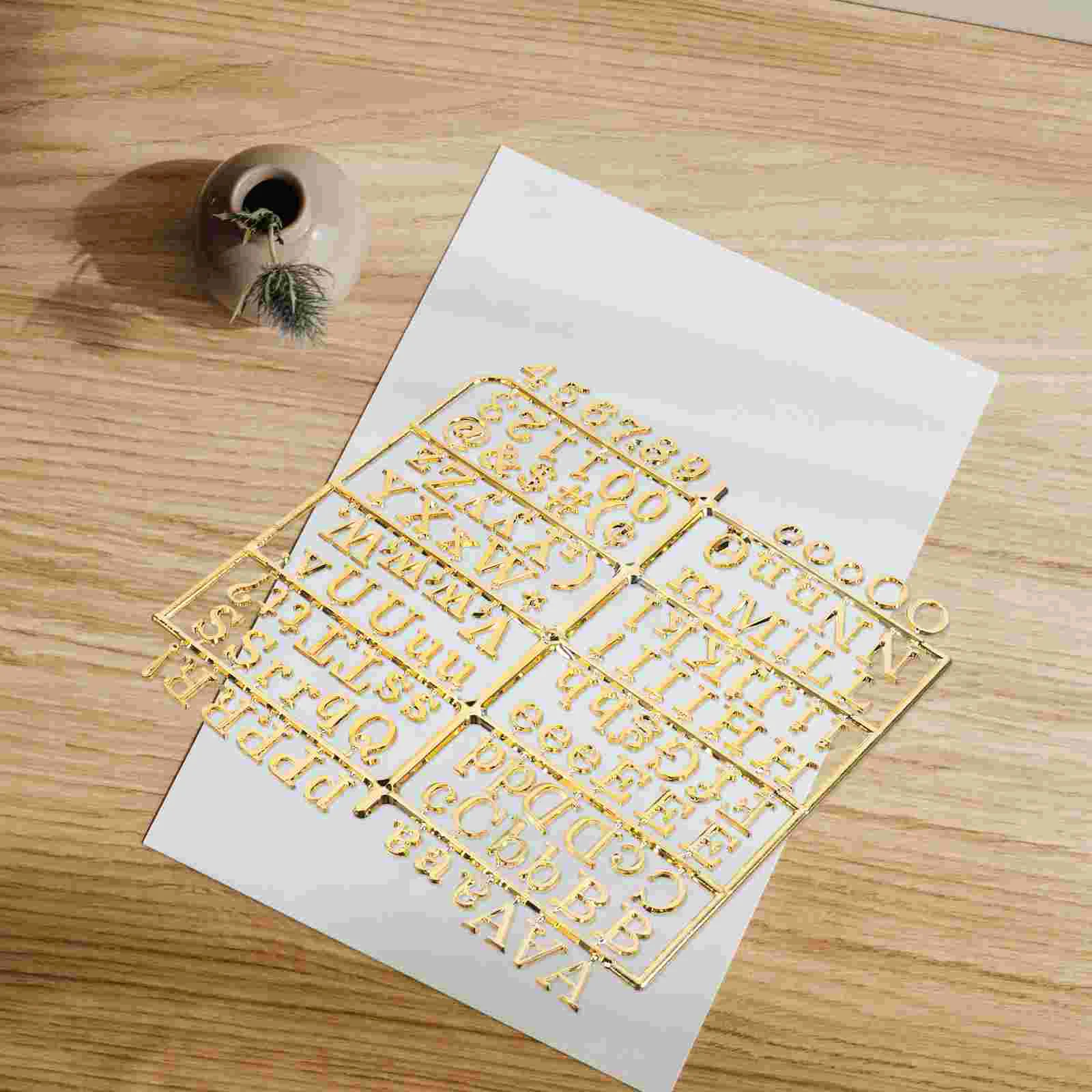 3pcs Message Pad Cursive Words Changeable Board Letter Letter Boards Plastic Characters Numbers Symbols Letter Message