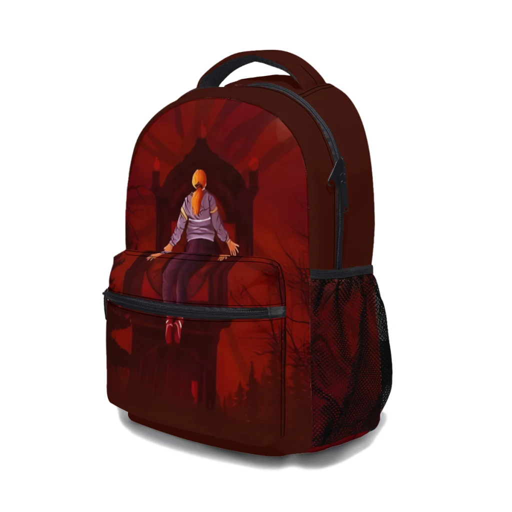 Stranger Things-mochila universitaria impermeable de alta capacidad para mujer, bolsa de libros de viaje para ordenador portátil, nueva moda