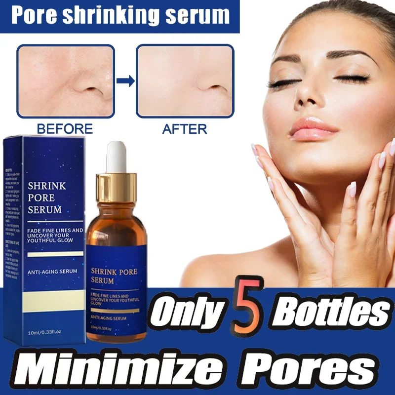 Skin Texture Pore Refining Resurfacing Brightening Facial Serum With Retinol Niacinamide Non-Comedogenic