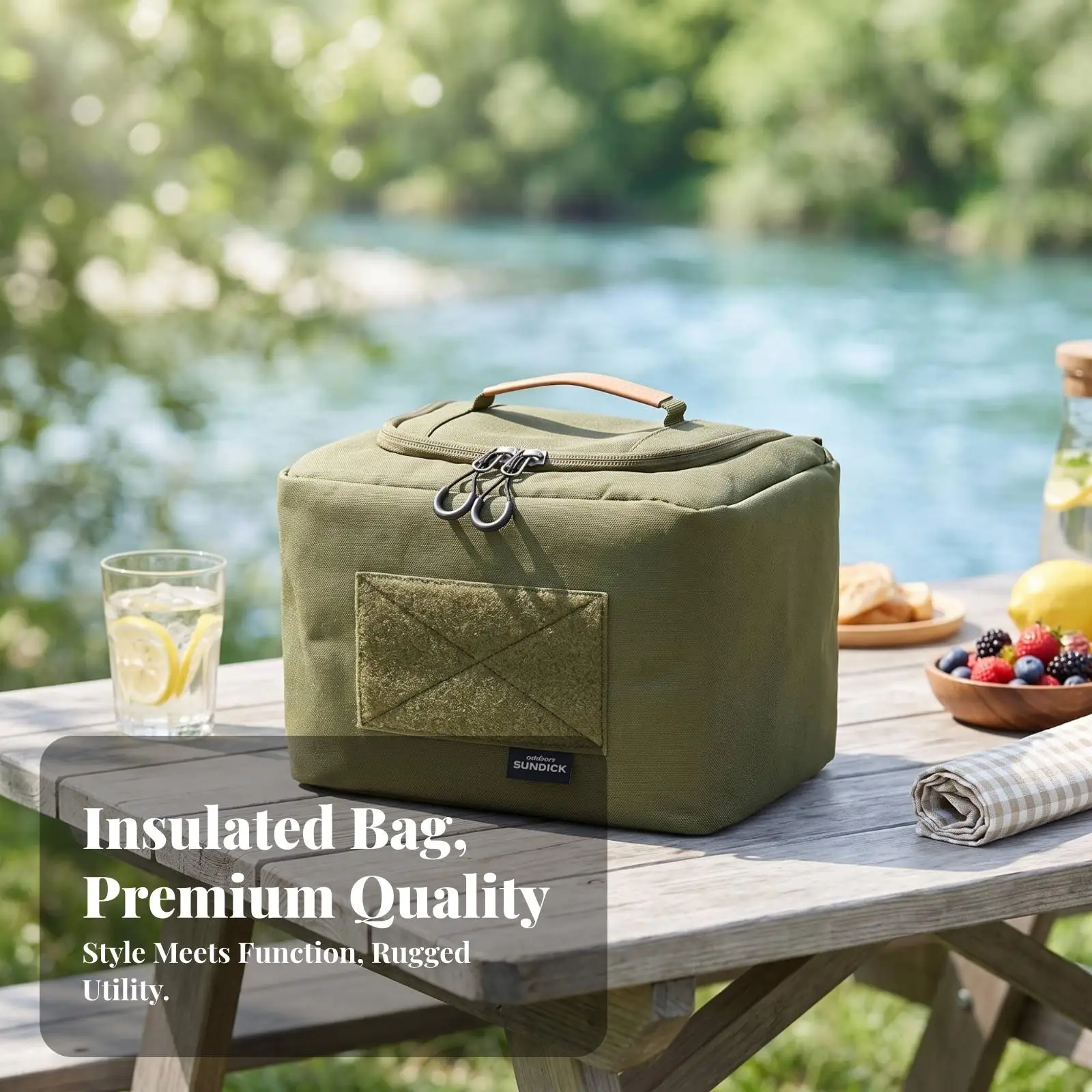 Insulated Meal Carrier Lightweight Insulated Lunch Box Dirt-Resistant