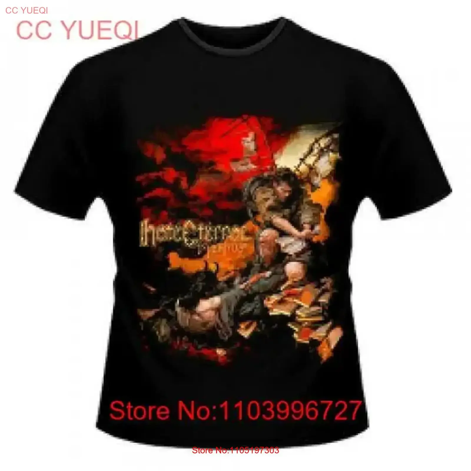 

Hate Eternal Infernus T SHIRT S 96260 vintage Washed Stylish Comfortable Stretched Top For Everyday Wear designer clothes Soft