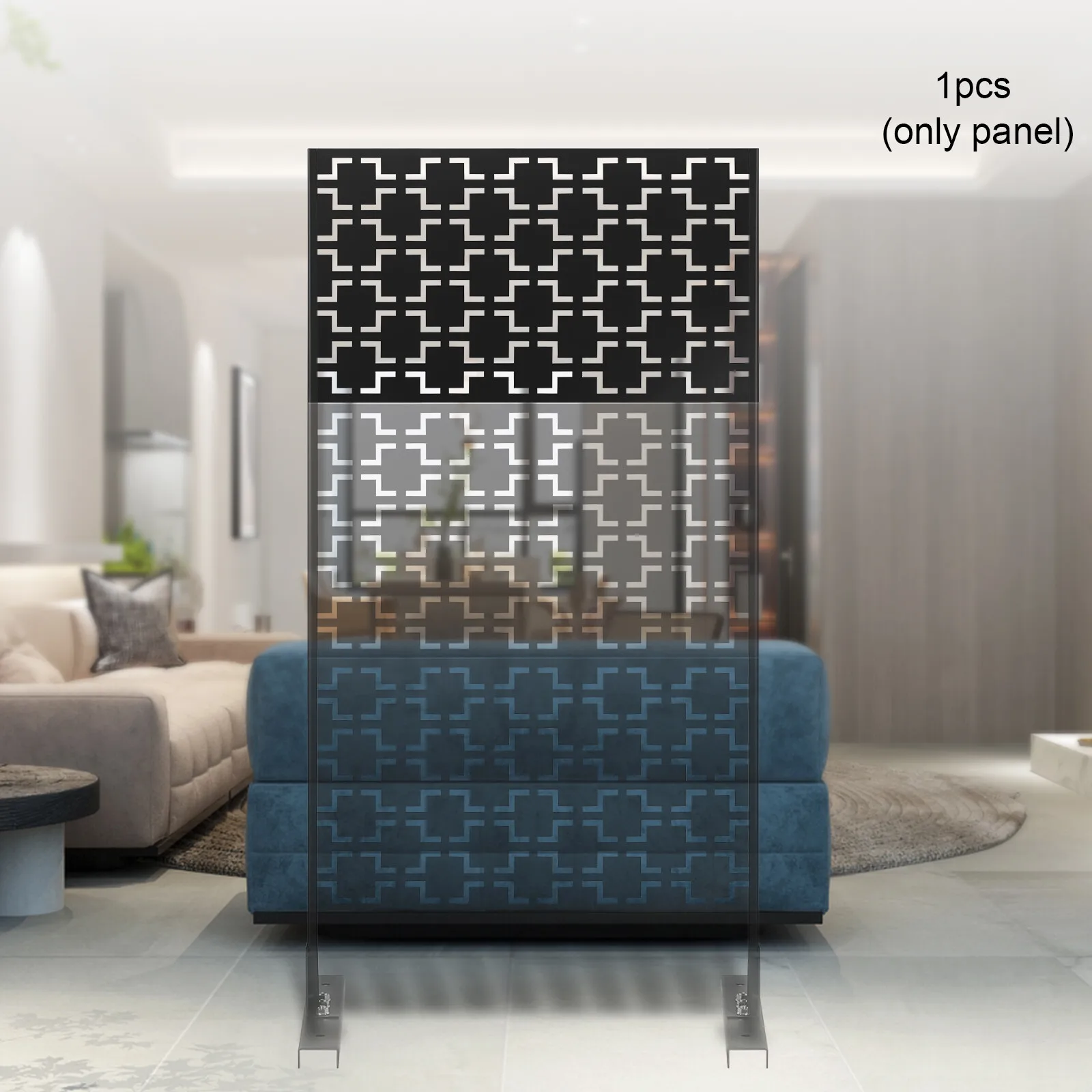 

Декоративная настенная панель для зонирования пространства, металлическая лазерная резка, экран для обеспечения конфиденциальности, ограждение