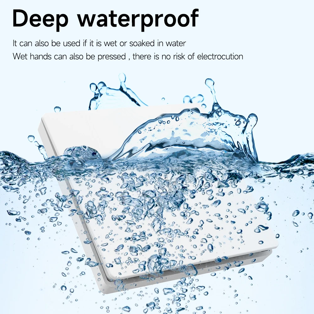   RF433 Kinetische schakelaar Geen batterij, zelfaangedreven voor thuis, huis, fabriek, waterdicht, licht, afstandsbediening, intelligente schakelaars