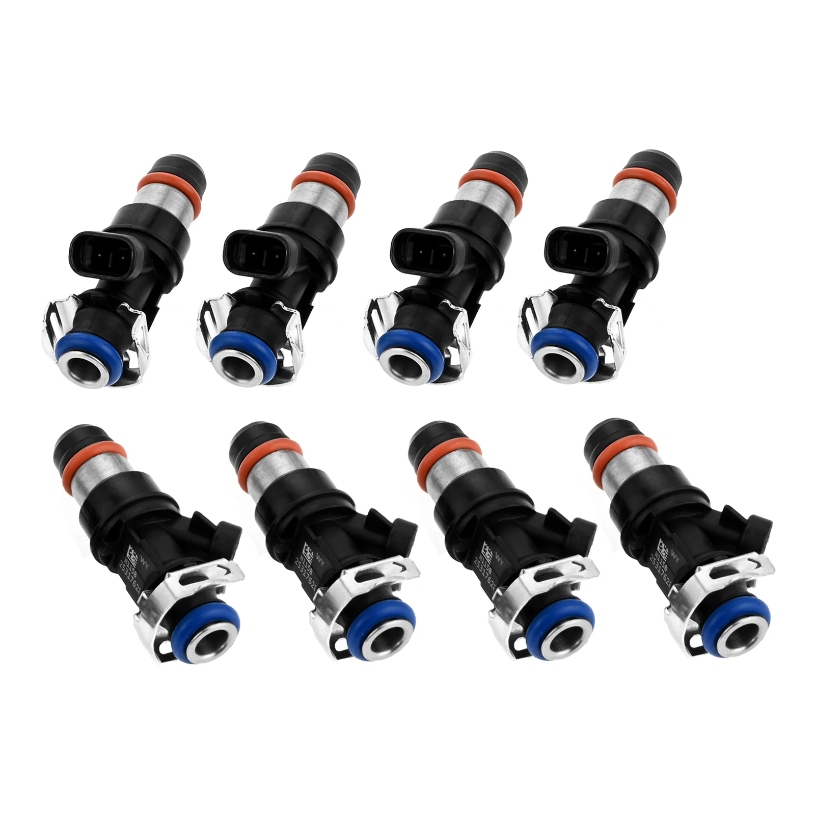 8Pcs 25317628 Fuel Injector Fit for 2000-2006 Silverado 1500 4.3L/4.8L/5.3L/6.0L Replacement 25320288 25320287 17113698 25323974