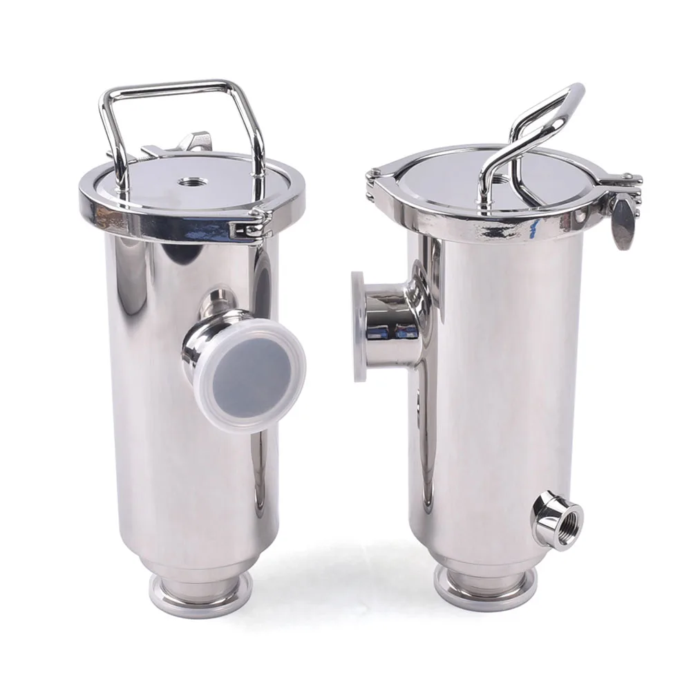 

High temperature 316L stainless steel filter for food and beverage pasteurization system