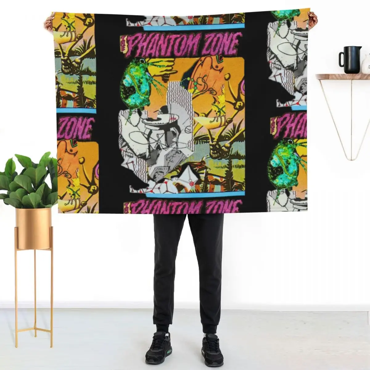 The phantom zone Throw Blanket Multi Use Warm Blanket for Living Room Bedroom