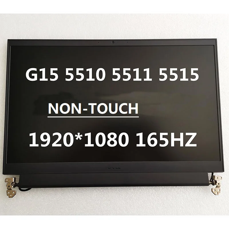 15.6 inch for DELL G15 5510 5511 5515 LCD Screen Display Complete Assembly Upper Part FHD 1920x1080 Non-touch