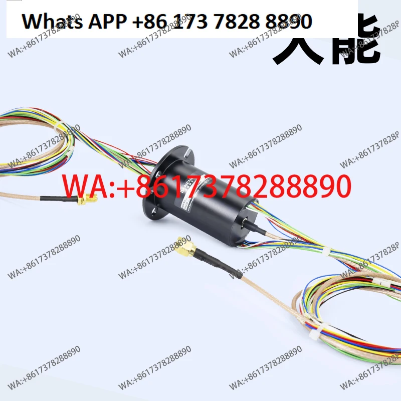 

High definition microwave coaxial RF rotary joint high frequency slip ring RF rotary connector wire joint 18GHz