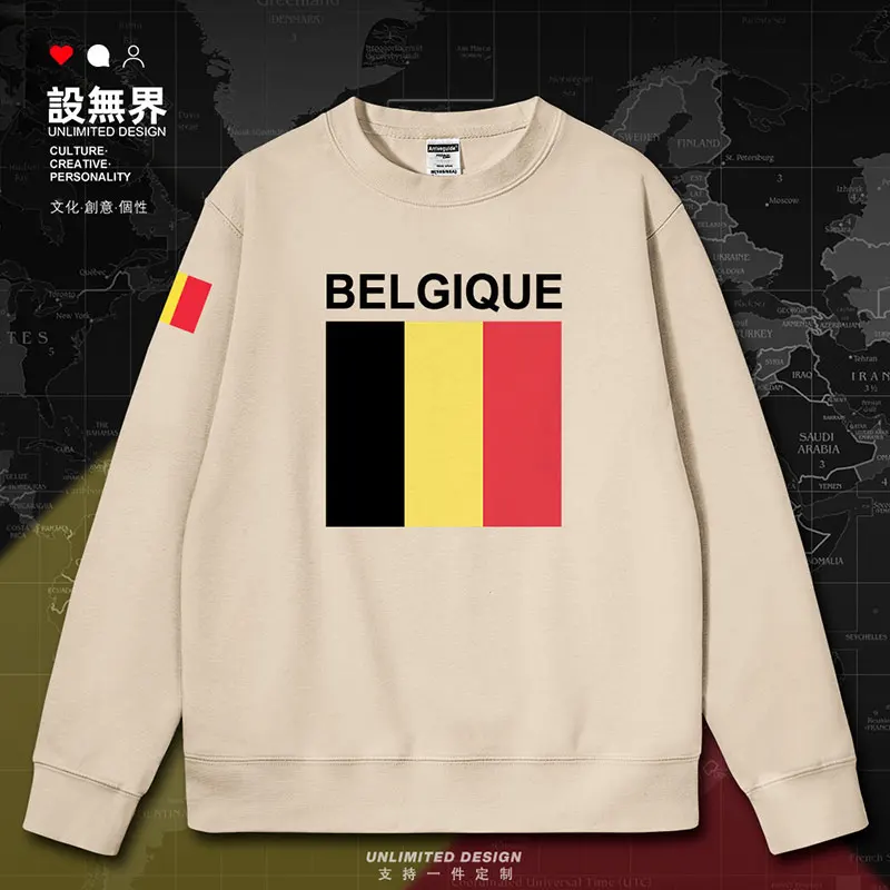 Belgium Country mens hoodies clothing long sleeve sporting hoodie jerseys casual new sweatshirt men's autumn winter clothes