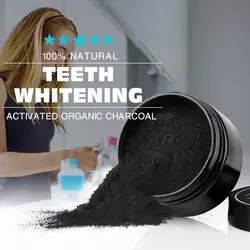 White Teeth Whitening Powder Natural Activated Charcoal Charcoal Breath Powder Brightening Natural Tartar Freshen Remove Te V0D6