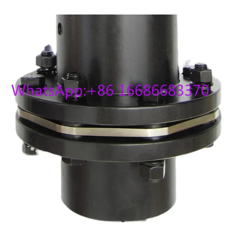Single and double diaphragm coupling, stainless steel elastic coupling, high torque with keyway flange laminated assembly