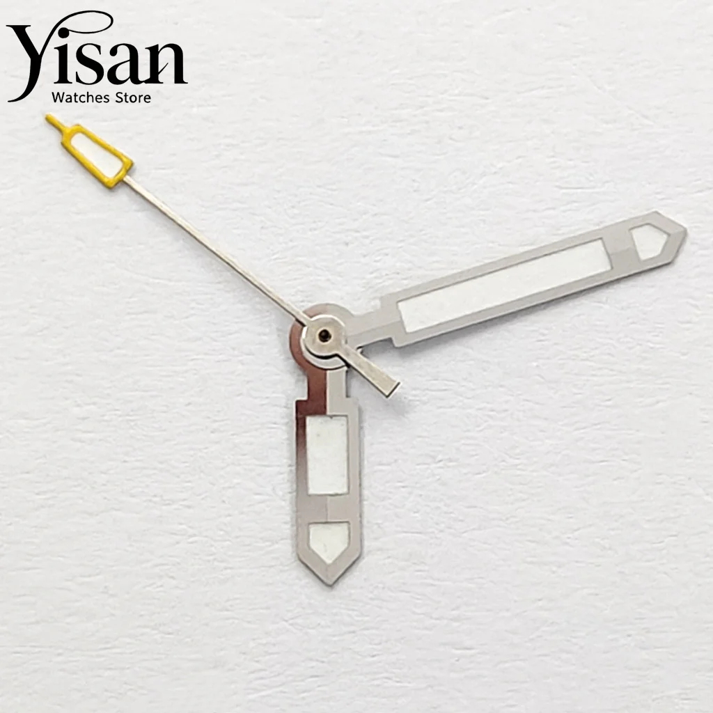 Silver Yellow Watch Hand Fit NH35 NH36 ETA2824 2836 DG3804 Miyota 8215 821A Movement Watch Mod Accessories