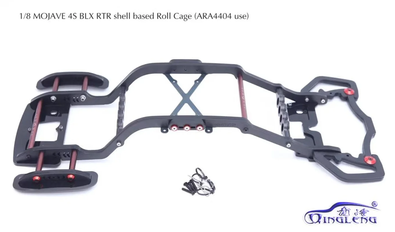 1/8 ARRMA Mojave 4S BLX upgraded nylon front crash and roll cage