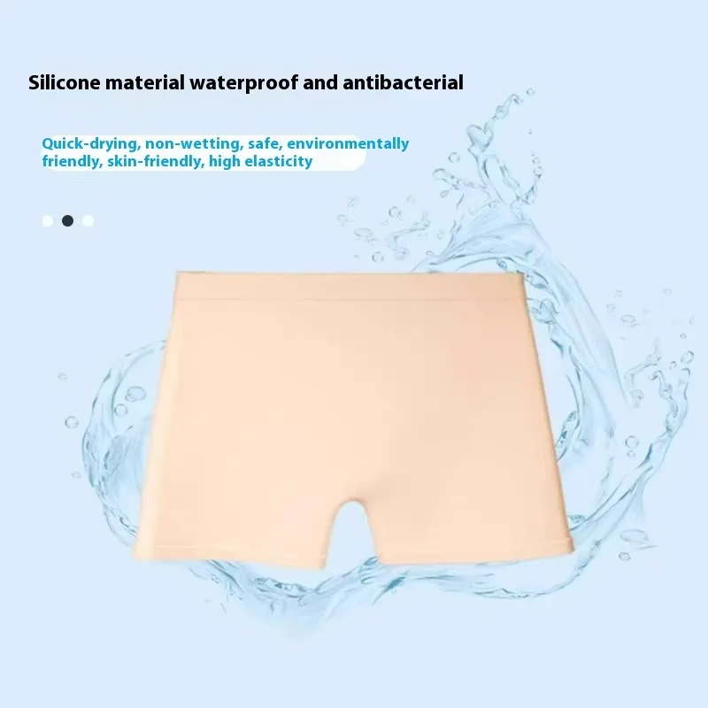 ‌ Siliconen zwembeschermend ondergoed Waterdicht Lekvrij Tieners Zwembad Strand Waterpark Sneldrogend Comfortabele badkleding Antislip Nieuw