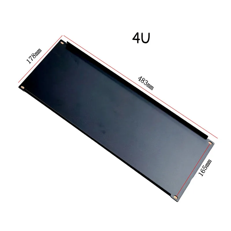 19" Cabinet Panel Network Blind Server Stall 1U/2U/3U/4U Flightcase Zubehör – Detail 4