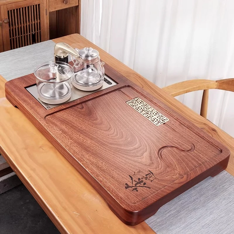 

Rectangle Hospitality Tea Tray Wooden Serving Accessories Table Tableware Living Room Tea Tray Vintage Small Bandejas Teaware