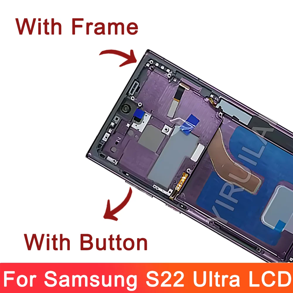 6.67''S22 Ultra For Samsung For S22Ultra S908 S908B S908U S908W S908E LCD Display Touch Screen Digitizer Assembly Replacement