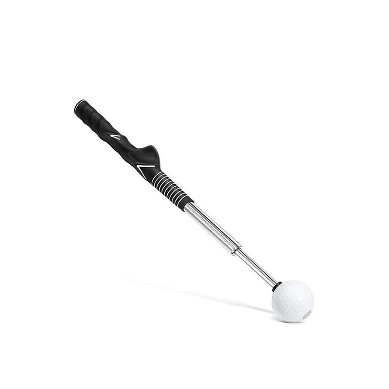 

1pc Golf Swing Training Retractable , Rhythm Click Sound Warm Up Golf Swing Trainer, Golf Grip Trainer Attachment Strength