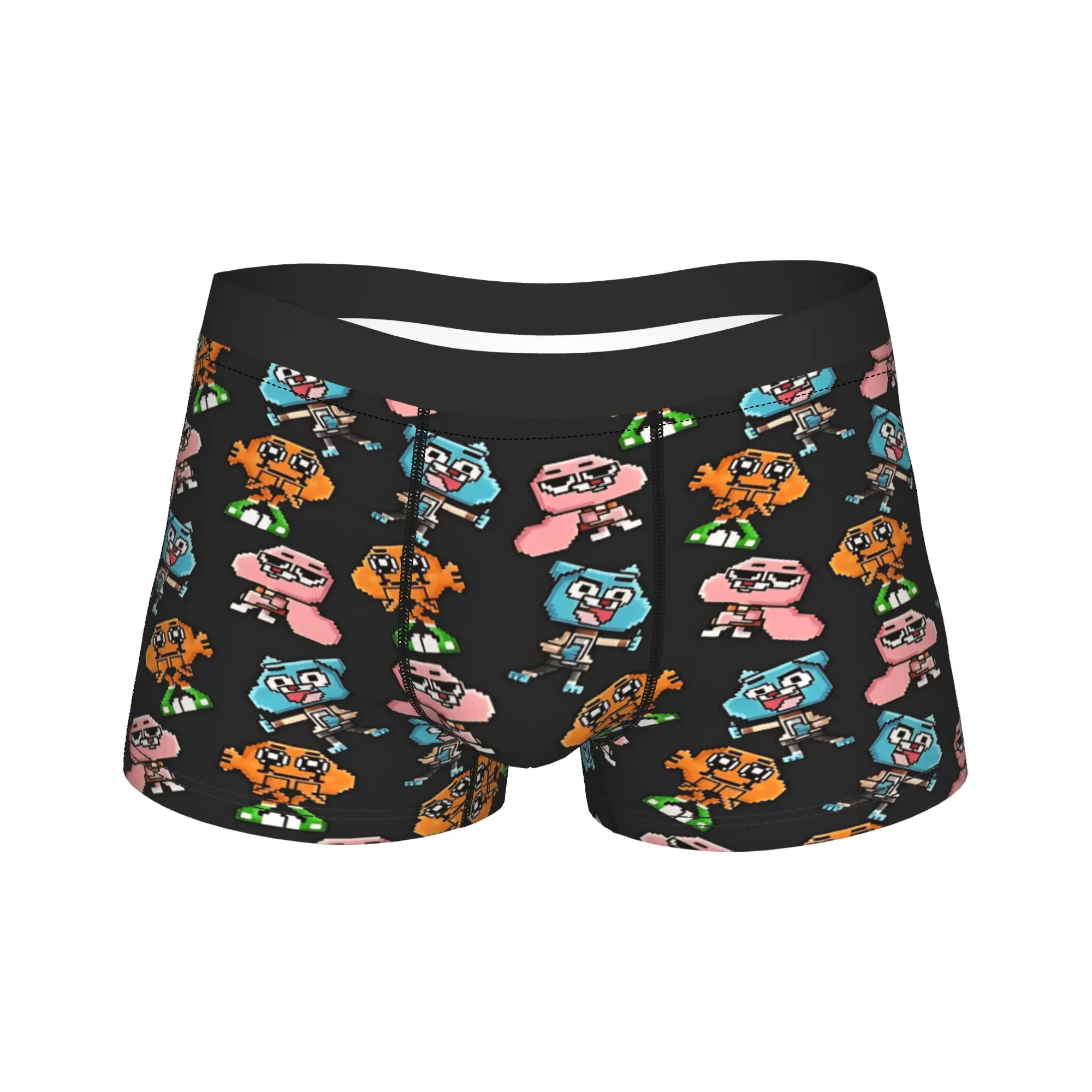 

Нижнее белье Gumballs and Darwins, удобные трусы-боксеры с рисунком для мужчин, боксеры с 3D-мешочком, большие размеры