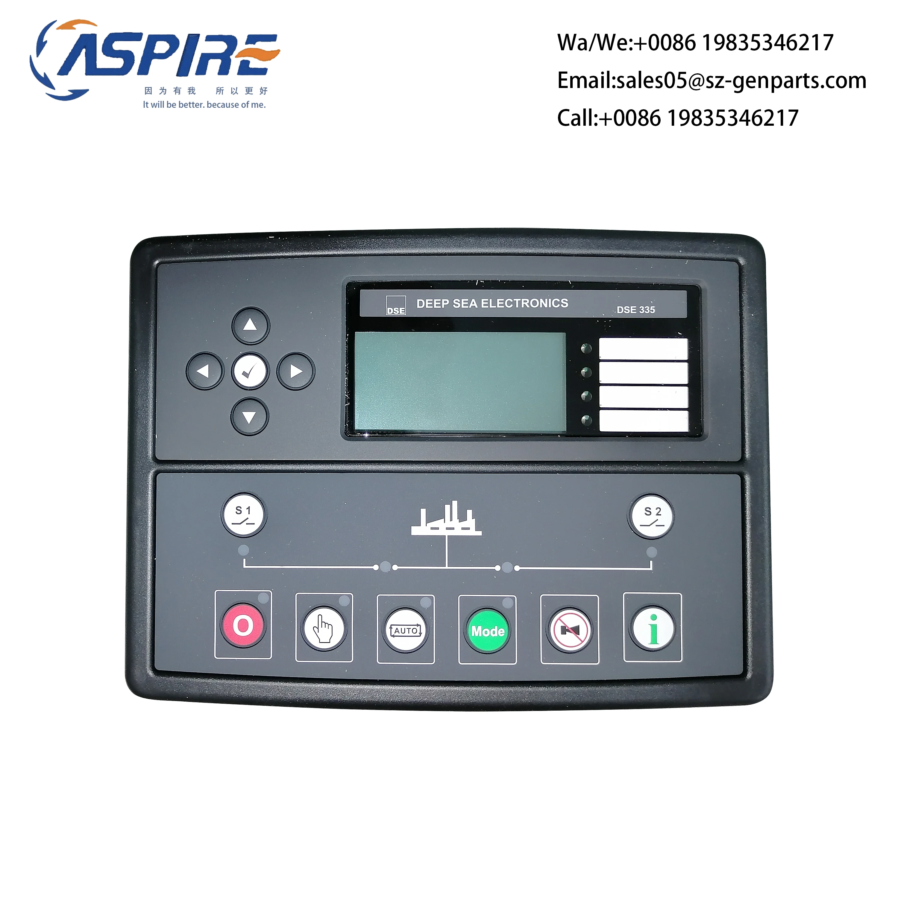 

DSE335 Original Deep Sea DSE335 Auto Transfer Switch Control Module Generator ATS Controller
