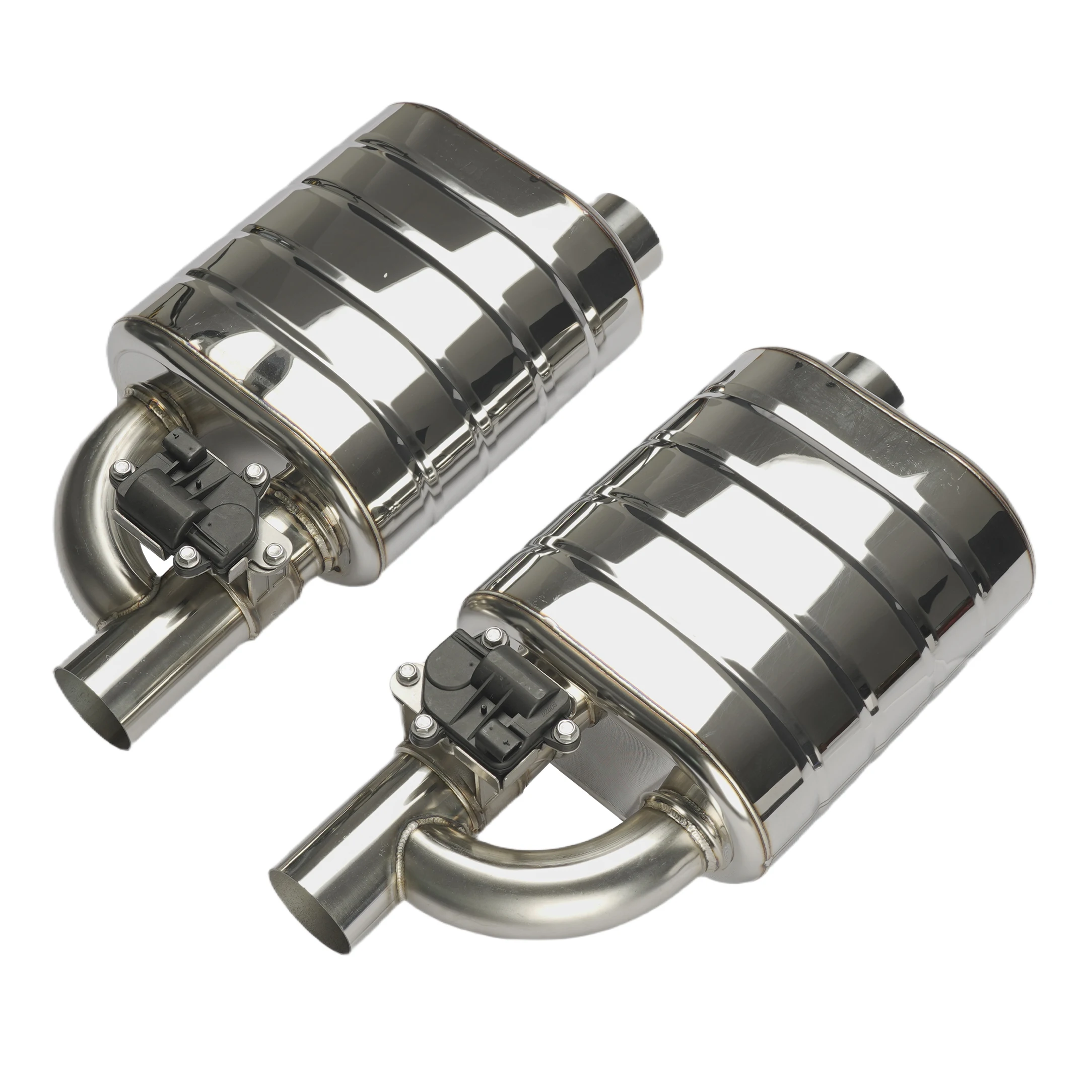 *for-Exhaust Cat Back System Kit with Valve Valvetronic Muffler Electric Cutout Includes Remote Control for Universal Cas