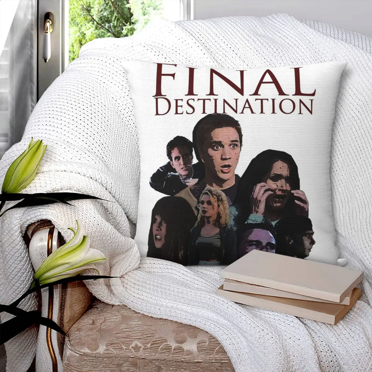 Fate And Prophecy Movie Final Destination Bloodlines Square Pillowcase Cushion Cover Pillow Case Throw Pillow Cover for Home