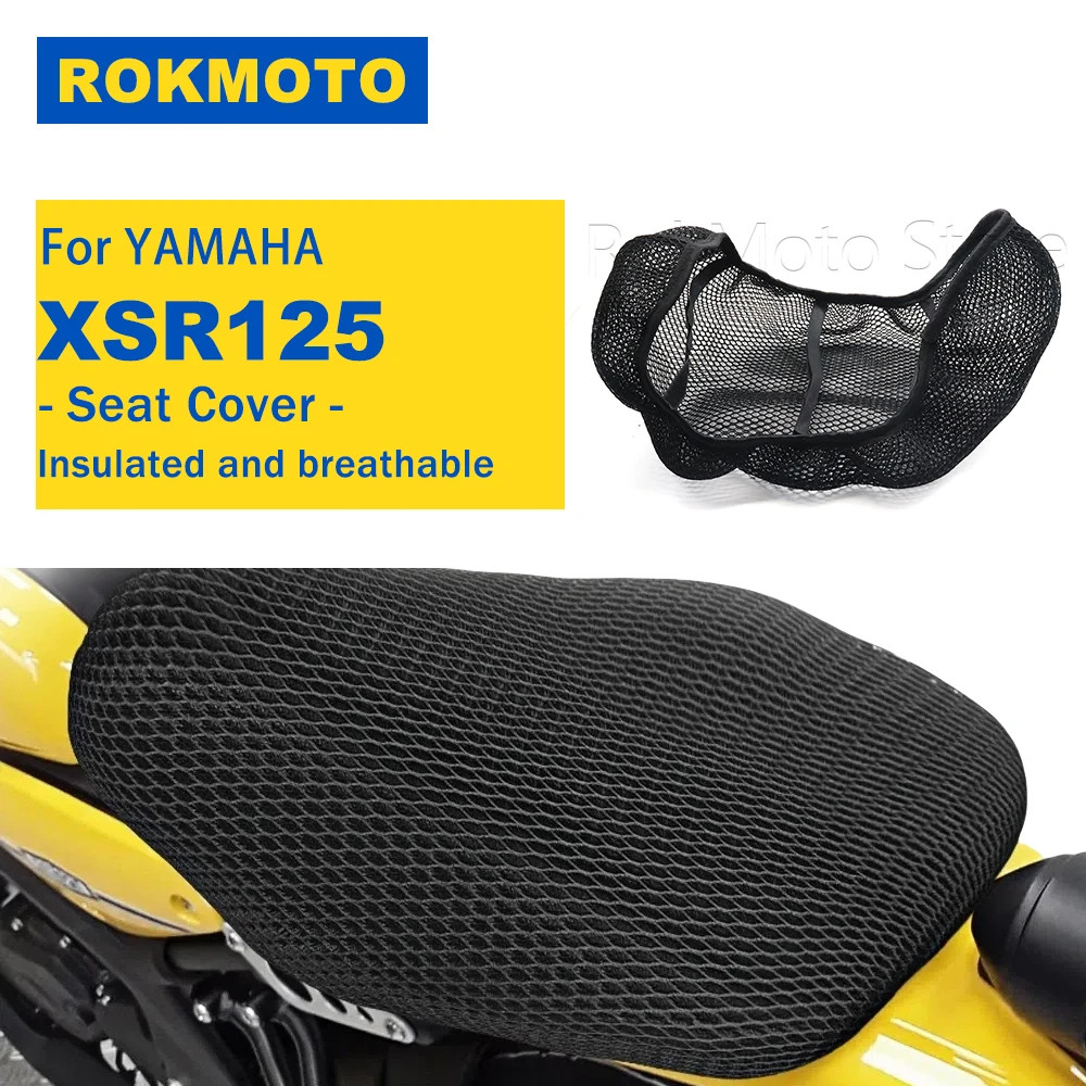 For YAMAHA XSR 125 XSR125 Legacy Motorcycle Protecting Cushion Seat Cover Breathable Comfortable 3D Mesh Seat Cover