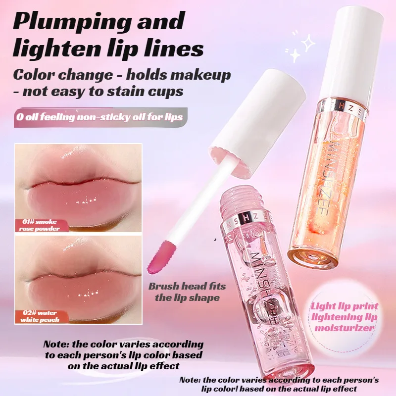 Hydrating Lip Oil Doodle Reduce Lip Lines Lipstick Moisturize Lasting Longlasting Thousands of Colors