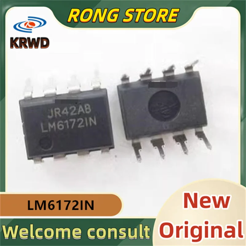 5PCS LM6172IN  New original LM6172 DIP8