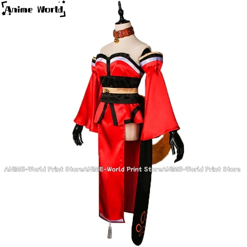 《Custom Size》Anime Fate Grand Order Fate EXTRA CCC Tamamo Cat Cosplay Costume