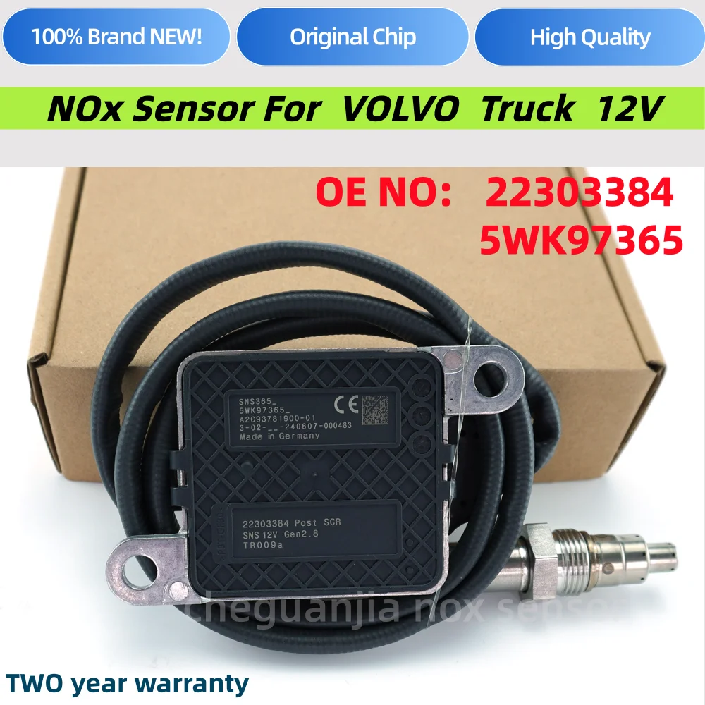 

NEW 5WK97365 22303384 85023785 Outlet Downstream Nitrogen Oxygen Sensor For Volvo Mack D13 2017-2022 Truck 12V Nox Sensor