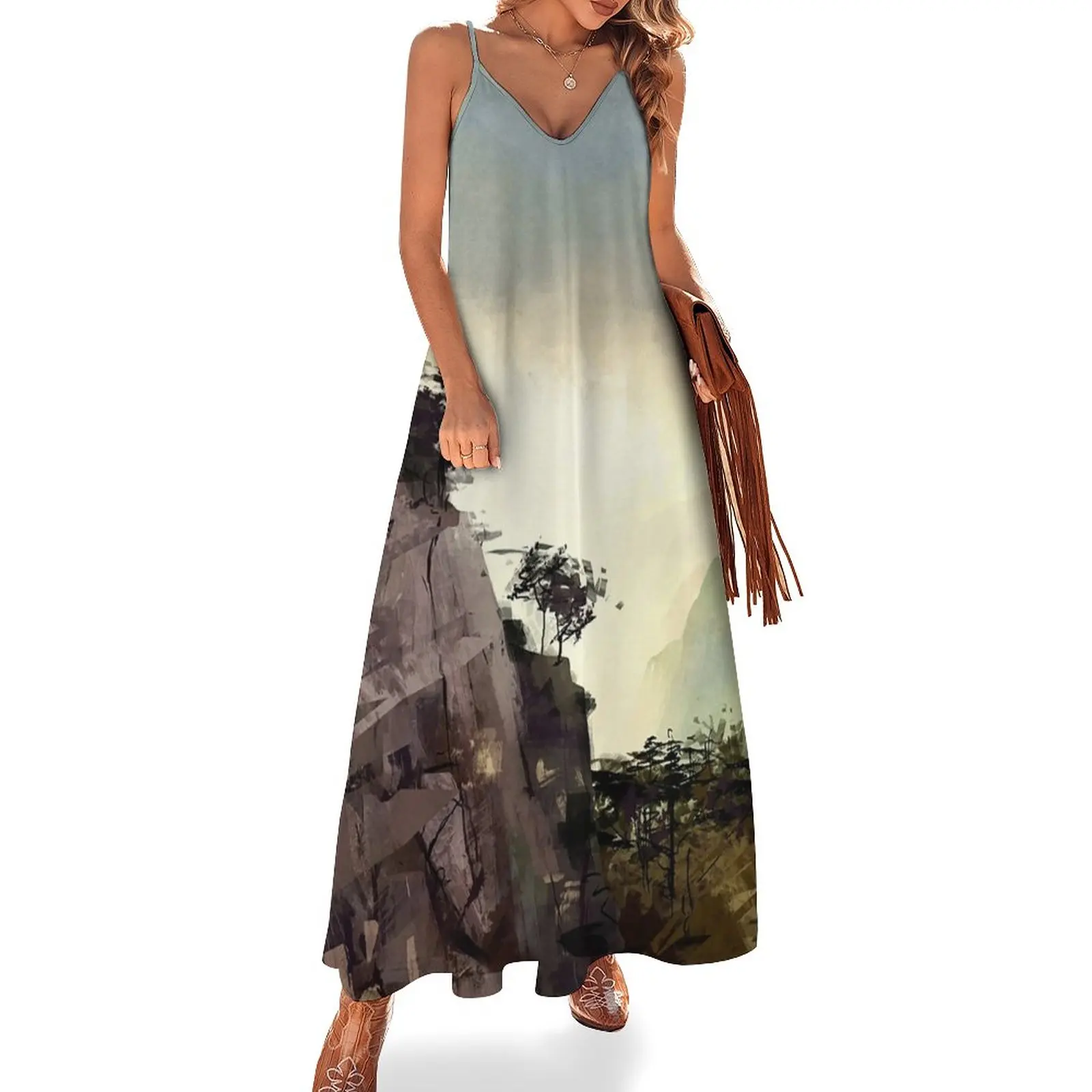 

Misty Mountain Sleeveless Dress wedding dresses for woman dresses for prom