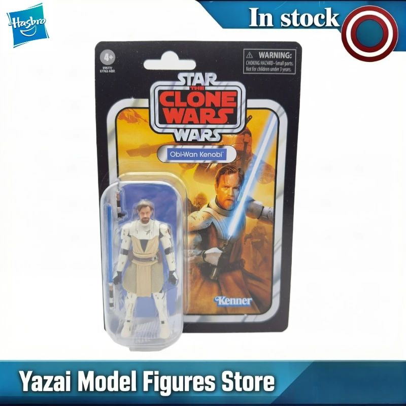 Figuras de acción originales de Hasbro STAR WARS THE CLONE WARS Obi-Wan Kenobi, juguetes, regalos
