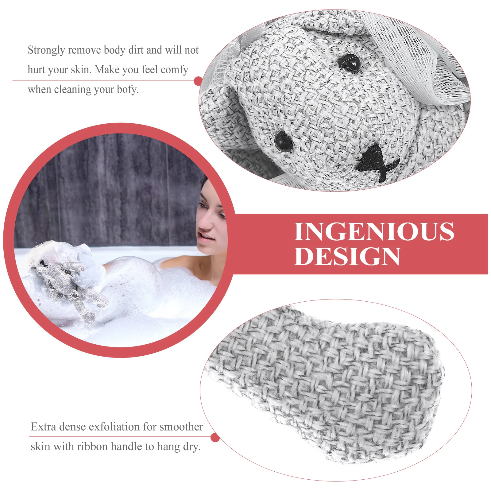 

1Pcs Animal Bath Ball Cartoon Mesh Shower Sponge Soft Exfoliating Scrubber Relaxing Body Cleanser Bath Ball Shower Sponge