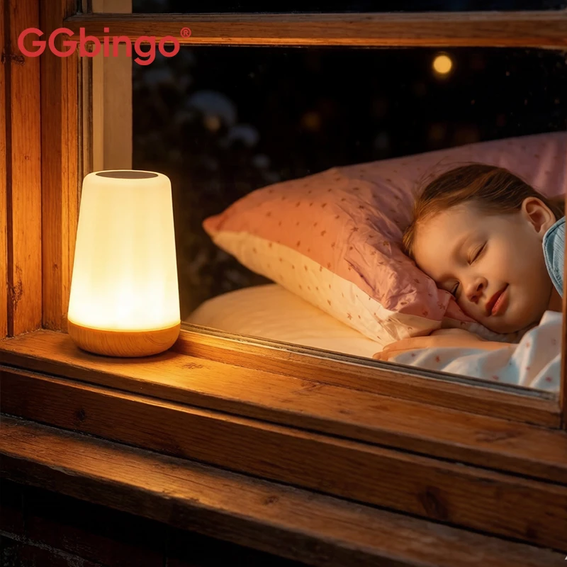 Lampka Nocna GGbingo 13 Kolorów Regulowana USB Akumulatorowa Lampka Stołowa Dekoracyjna Ściemniana Lampka Nocna do Czytania przy Łóżku lampa led lampa lampa led lampka lampa luksusowa lampka lampa luxury lampka n
