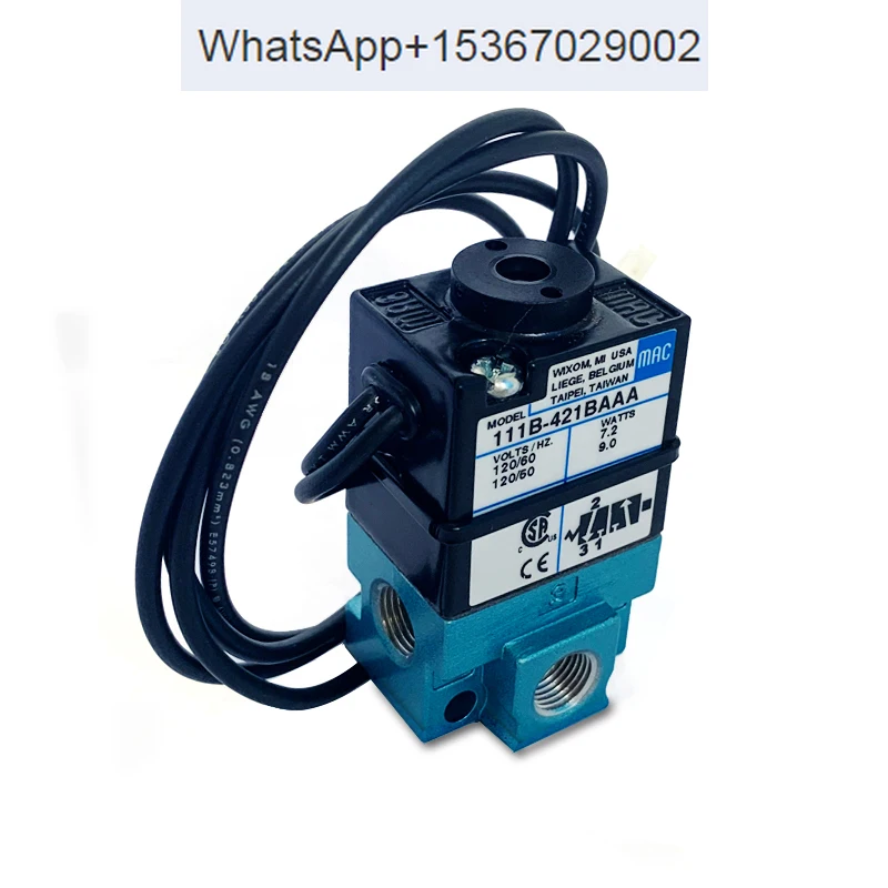 System high-frequency solenoid valve HAAS lubricating oil solenoid valve pre-pressurized 111B-421BAAA