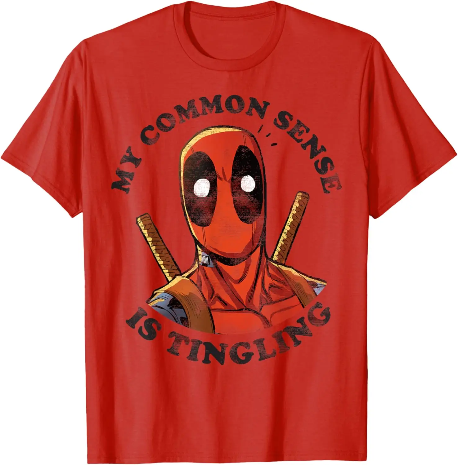 Marvel Deadpool Common Sense is Tingling Graphic T-Shirt T-Shirt