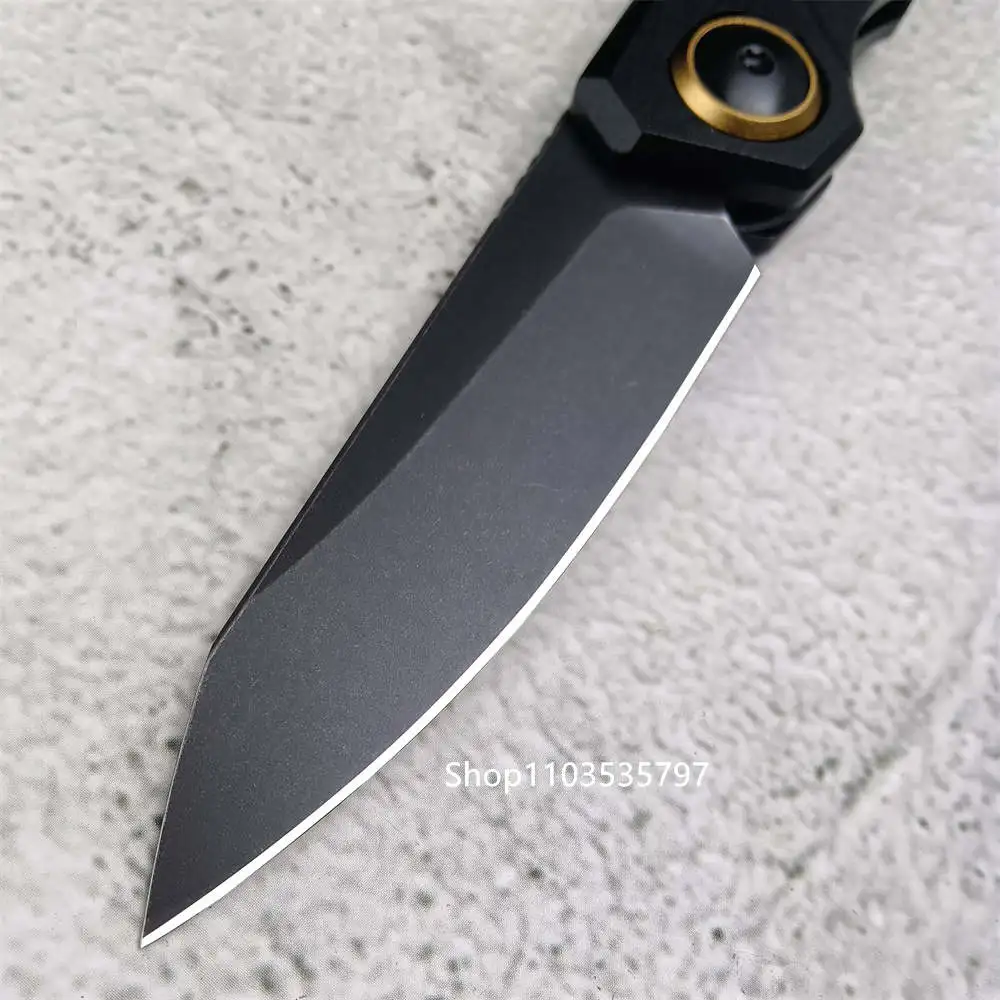 Speedsafe Fast Opening EDC Knife 8Cr13Mov Stonewashed Blade T6 Aircraft Aluminum Handle Outdoor Camping Pocket Folding Knife