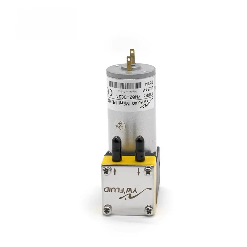 YW02A Mini 24VDC DC Motor High Pressure Air Liquid Compressor Diaphragm Customizable Mini Diaphragm Vacuum Pump for OEM