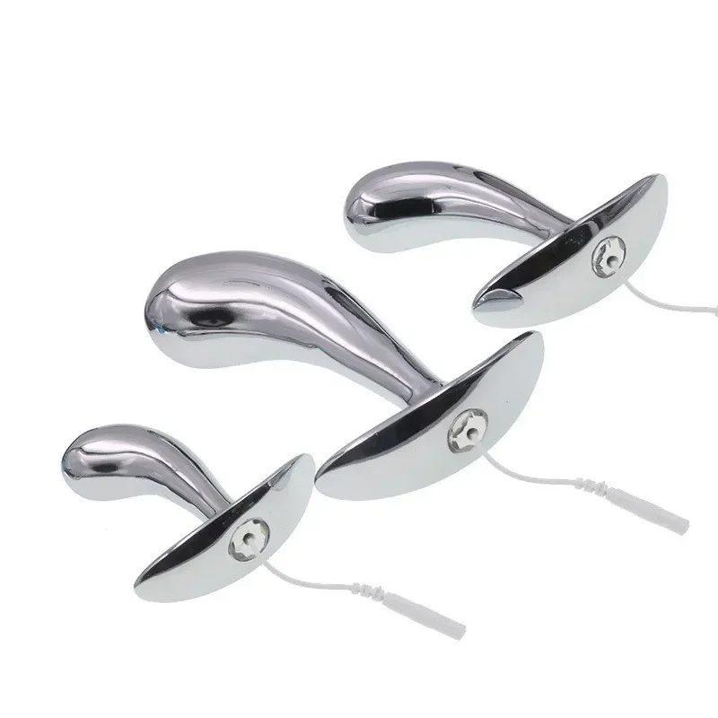 Medical Themed Toys Sex Accessories Electric Shock Anal Plug Electro Butt Plug Anal Dilator Electric Massager Sex Toy For Unisex