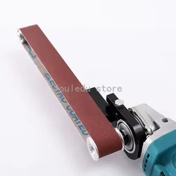 Sander Machine Sanding Belt Adapter Head Convert with Sanding Belts for Electric Model 100 Angle Grinder Woodworking