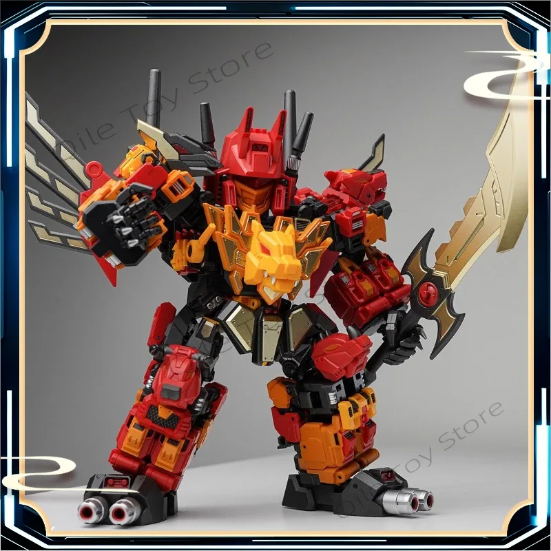 

В наличии Лазерные игрушки для кошек Трансформированные игрушки Маленькая соблазнительная комбинация Q-версии Стальная ячейка Вечеринка SD Комбинация Кинг-Конг