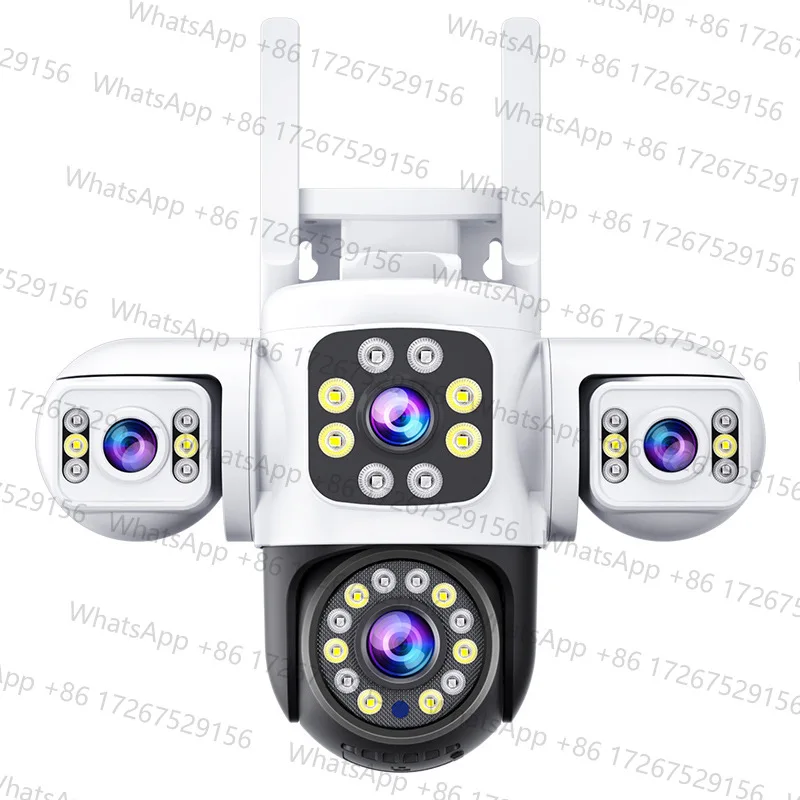 6MP UHD  Yoosee APP Triple Lens Wireless PTZ IP Dome Camera Full Color AI Humanoid Detection Home Security CCTV Baby Monitor