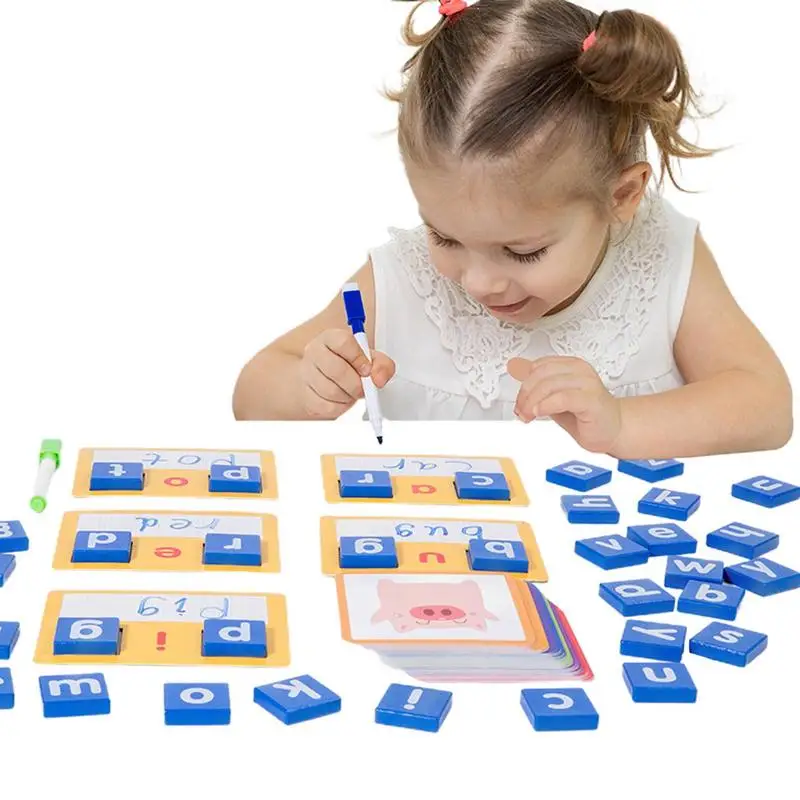 

Spelling Games For Kids Funny Letter Blocks For Spelling Kid Educational Toys For Home School Preschool For Above 3 Years Kid