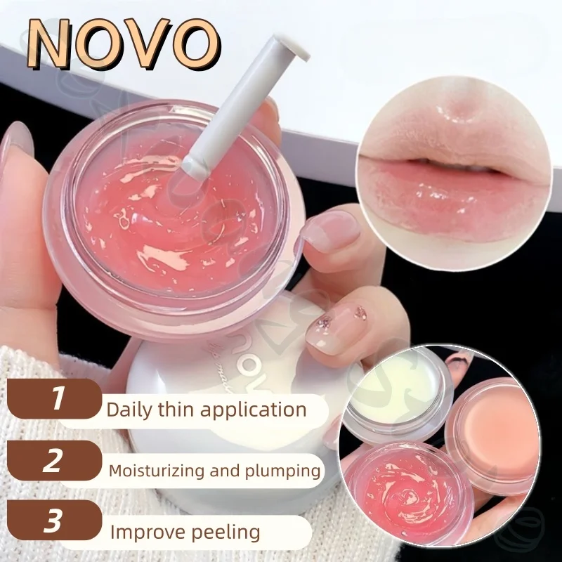 

NOVO Soft and Nourishing Lip Mask Deeply Moisturizing, Preventing Chapped Lips and Diminishing Lip Lines Lip Care 11.8g