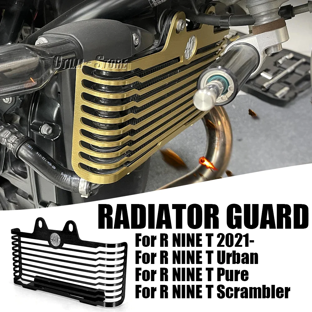 

Radiator Grille Cover Protection Water Oil Radiator Grill Guard Modification For R9T R NINE T RnineT Scrambler Urban Pure