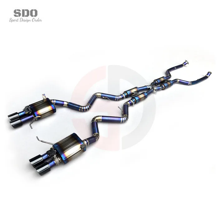 OEM التيتانيوم الهروب صمام تخفيض الوزن نظام كاتم صوت العادم لسيارات BMW M3 E90 E92 E93 4.0L 2008-2013 عادم Catback