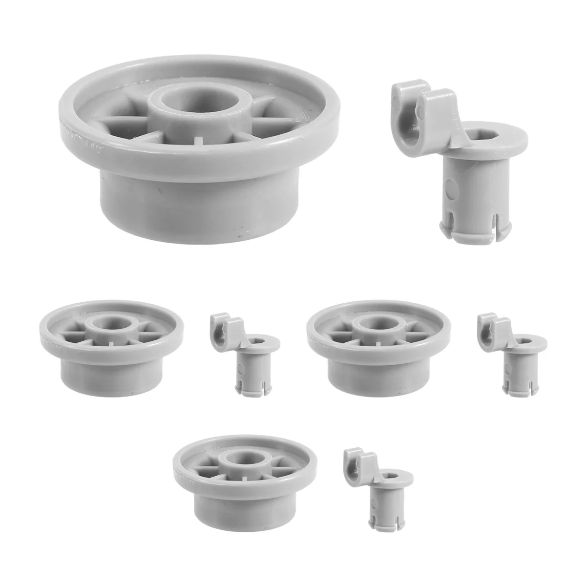 4Pack 165314 Dishwasher Lower Rack Wheel Replacement Part Fit for Bosch & Kenmore Dishwashers-Replaces 420198 AP2802428 LZB